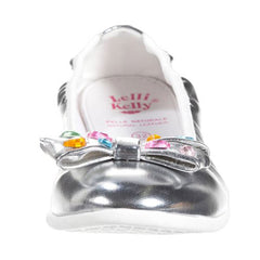 Lelli Kelly LK7706 Eleonora Silver Ballerina Slip On Shoes