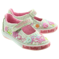 Lelli Kelly LK5076 Glitter Butterfly Girls Shoes