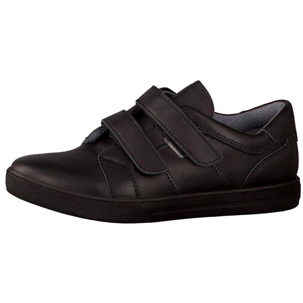 Ricosta Burt Black Velcro School Shoes