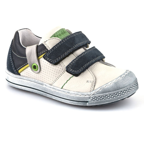 Froddo G2130098-3 White & Blue Velcro Shoes