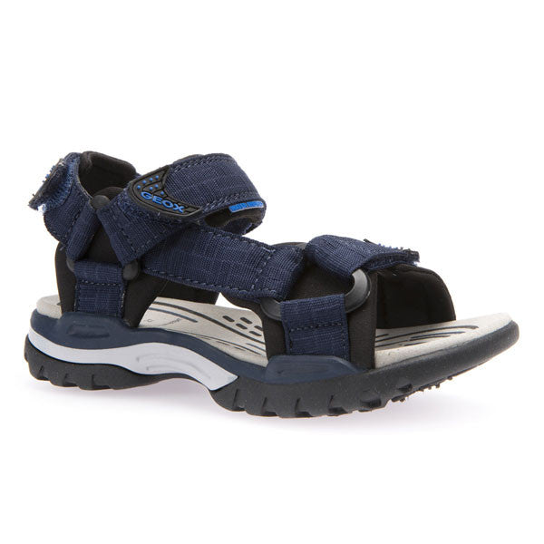 Geox J Borealis Navy Blue Sandals