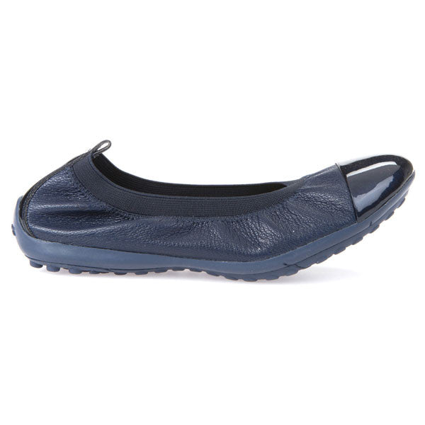 Geox J Piuma Navy Blue Ballerina Shoes