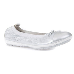 Geox J Piuma Silver BallerinaShoes