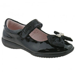 Lelli Kelly LK8316 Priscilla Black Patent Velcro School Shoes