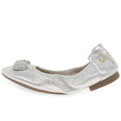 Lelly Kelly LK4102 Magiche Fiocco Girls Silver Shoes
