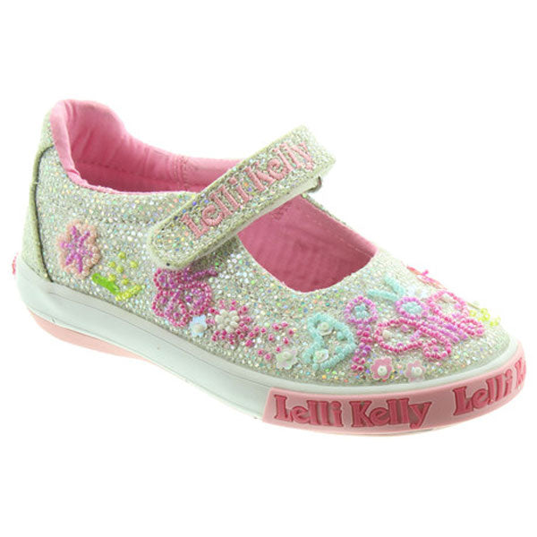 Lelli Kelly LK5076 Glitter Butterfly Girls Shoes
