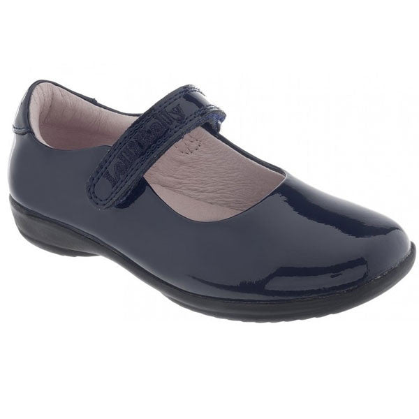 Lelli Kelly LK8218 Classic Black Patent Velcro School Shoes
