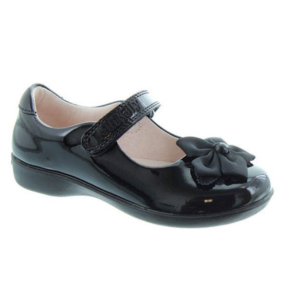 Lelli Kelly LK8311 Tallulah Black Patent Velcro School Shoes