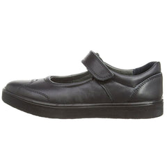 Ricosta Anthea Black Velcro School Shoes