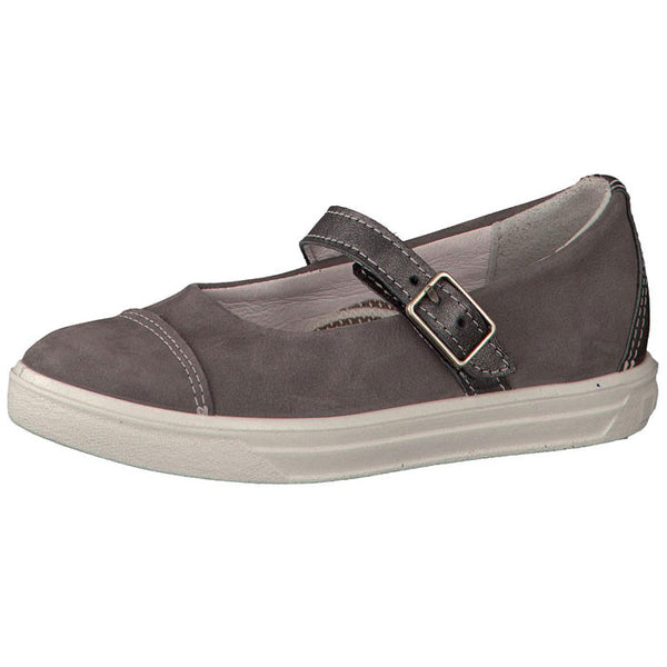 Ricosta Tiffany Simple Grey Velcro Shoes