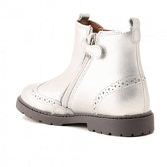 Start-rite Silver Chelsea Ankle Boots