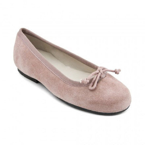 Start-rite Francesca Pink Suede Ballerina Shoes