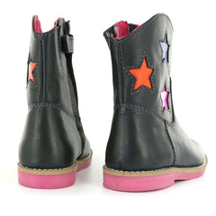 Shoesme Coloured Star Navy Blue Boots