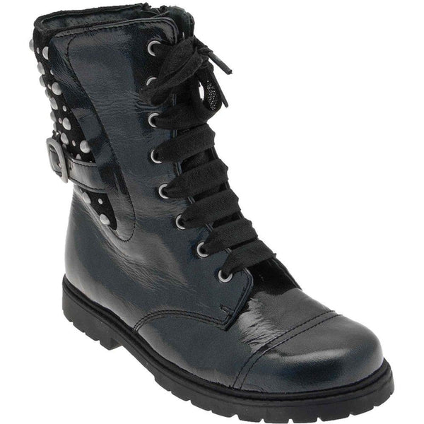 Start-rite Rock Star Black Patent Ankle Boots