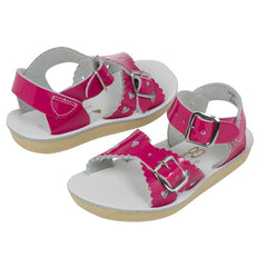 Salt-Water Sweetheart Pink Patent Sandals