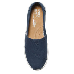 TOMS Navy Blue Classic Youths Canvas Shoes
