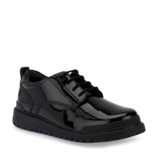 Startrite Force Girls Black Patent School Shoes