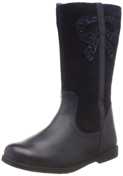 Geox Shawntel Girls Navy Boots