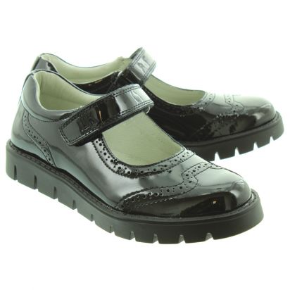 Lelli Kelly Nicole Girls Black Patent School Shoes