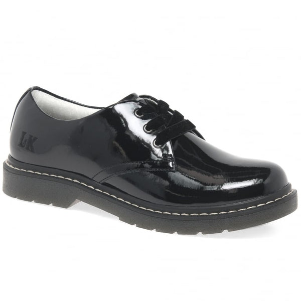 Lelli Kelly Rochelle Girls Black Patent School Shoes